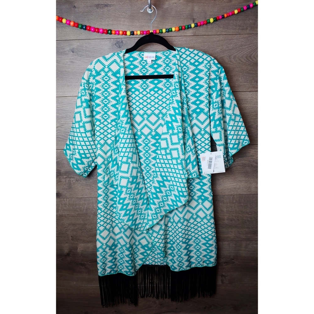 LuLaRoe Monroe with fringe NWT